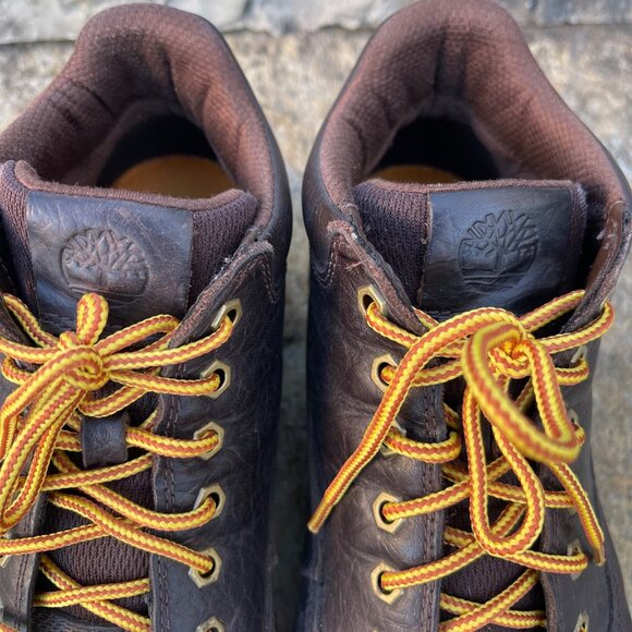 Timberland Men Leather Chukka Boots Size 10 Rustic Outdoor Workwear Cabin Rugged - Picture 6 of 12